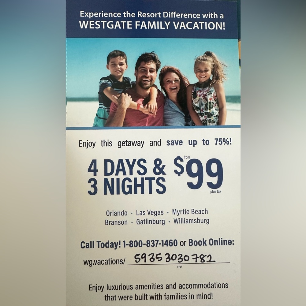 Like to travel? Family vacation, weekend getaway, honeymoon, celebration